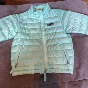 Patagonia Down Sweater Jacket, 3T, Vjosa Green